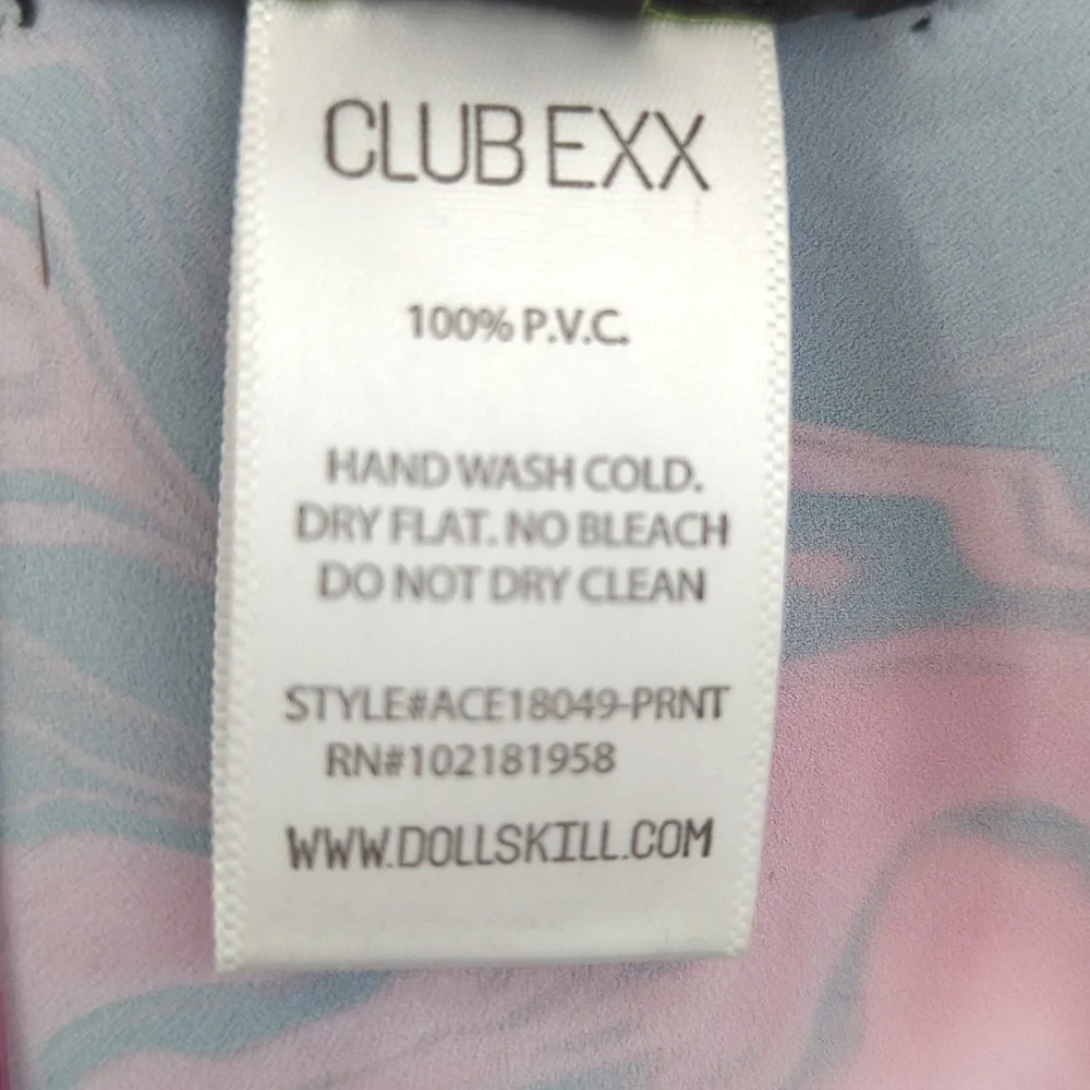 NWOT Dolls Kill Lady Acid Dimension Hologram Bra Top Club Exx Sz S - Picture 8 of 10